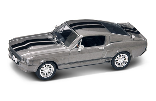 Yatming 1967 SHELBY GT 500 GREY 1-43