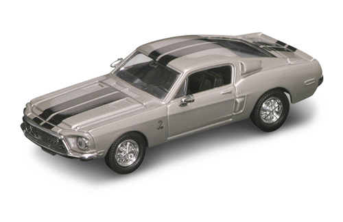 Yatming 1968 SHELBY GT-500KR GREY 1-43