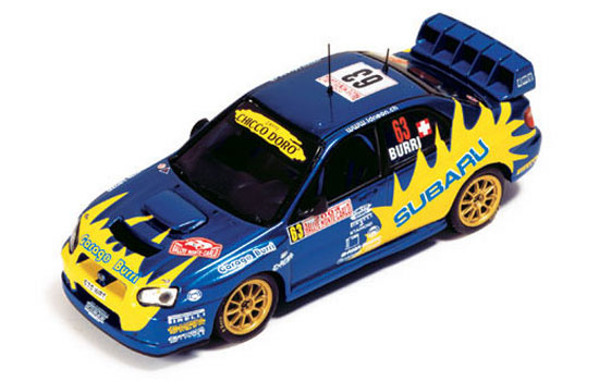 IXO 2004 Subaru WRC (Burri) '63' Burri-Patthey Rally Monte Carlo