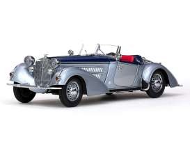 SunStar 1939 Horch 855 Special Roadster, Silver 1-18 01