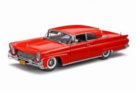 Sunstar 1958 Lincoln Continental Mark III Hard Top, Red 1-18