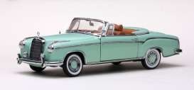 SunStar 1958 Mercedes Benz 220 SE Open Convertible, Green 1-18 0