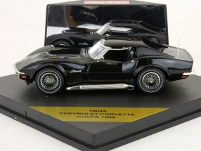 SunStar 1968 Chevrolet Corvette Stingray Coupe, Black 1-43 02