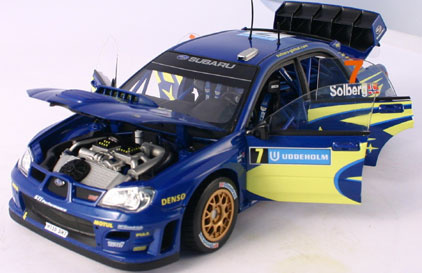 SunStar 2007 Subaru Impreza WRC '7' P.Solberg-P.Mills Rallye Swe