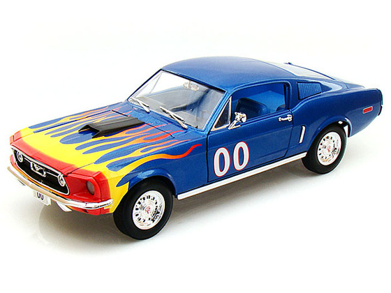 Johnny Lightning 1968 Cooters Ford Mustang CJ428 '00' - Dukes Of
