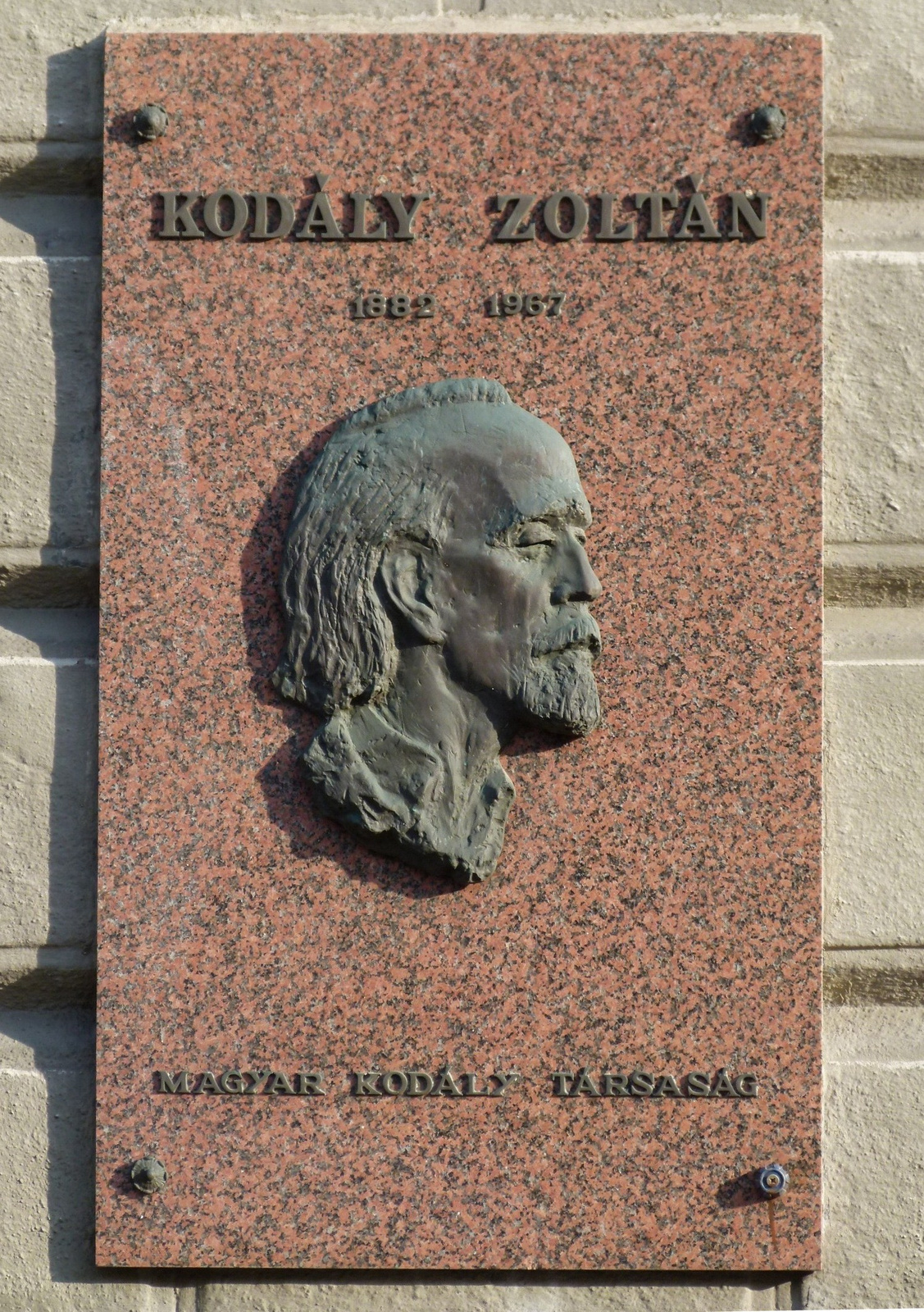 Kodály Zoltán emléktábla (P1260721)