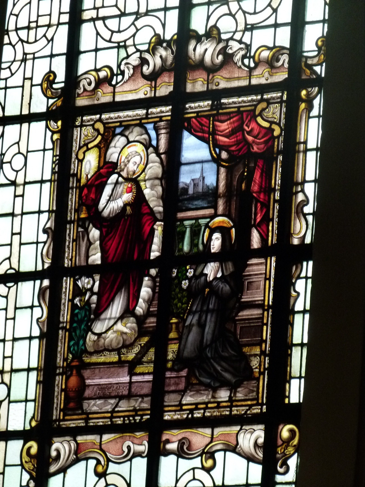 Brugge - kolostor templomának ablaka (P1280266)