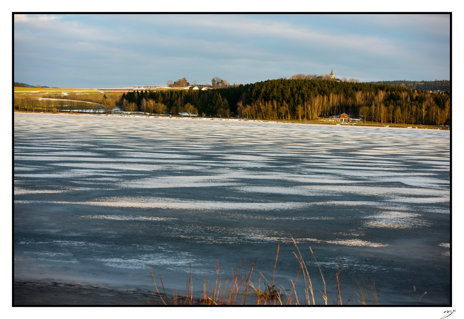 fagyott tó