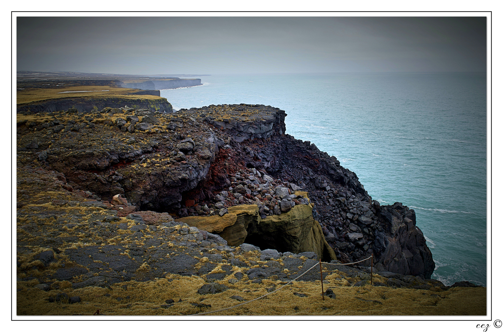 rocks and saltwater