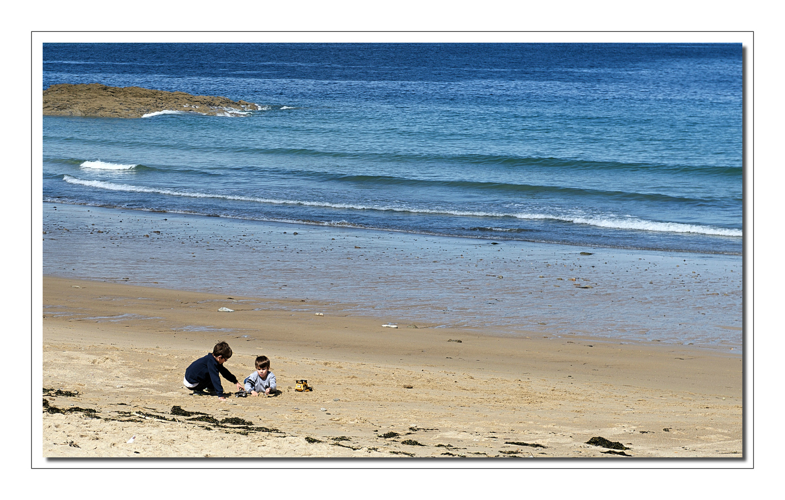 boys on the beach