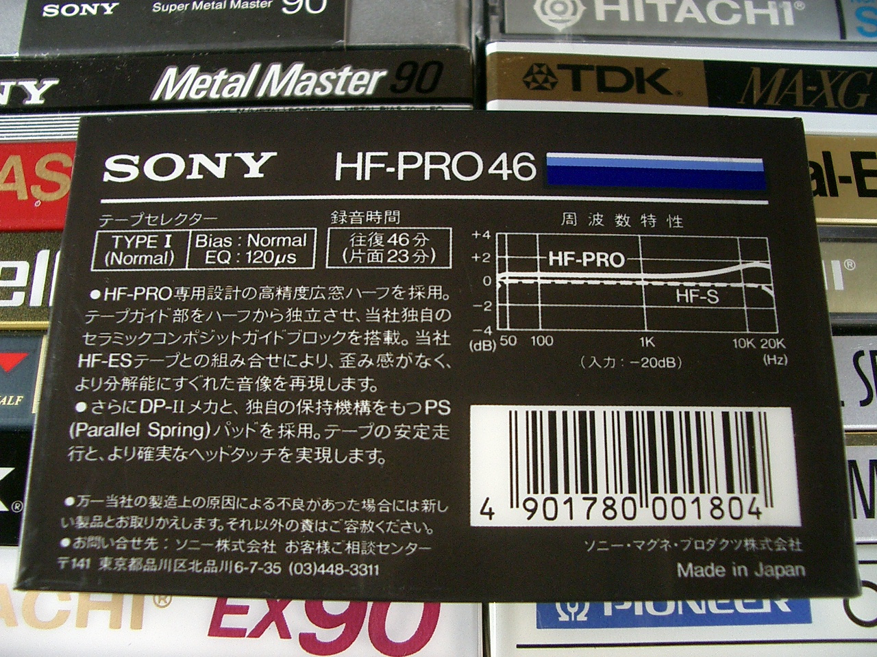 SONY HF-PRO 46 JPN 1985 B