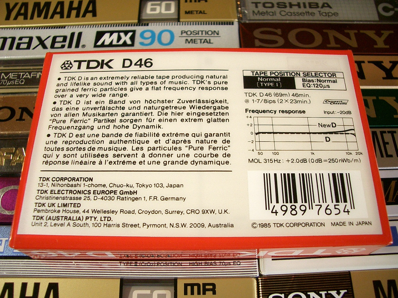 TDK D 46 Eur 1985-87 b