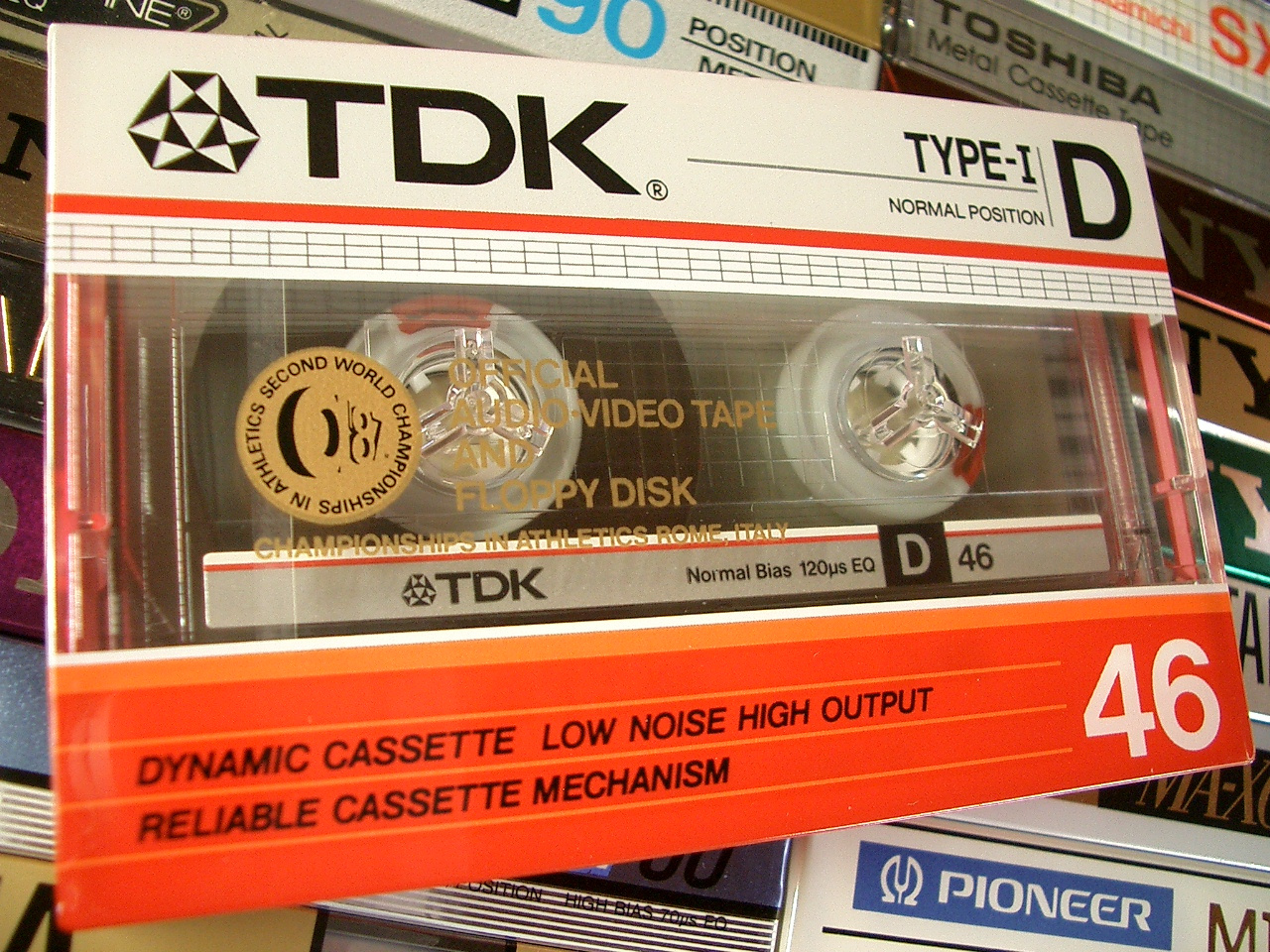 TDK D 46 Eur 1986-87 f+