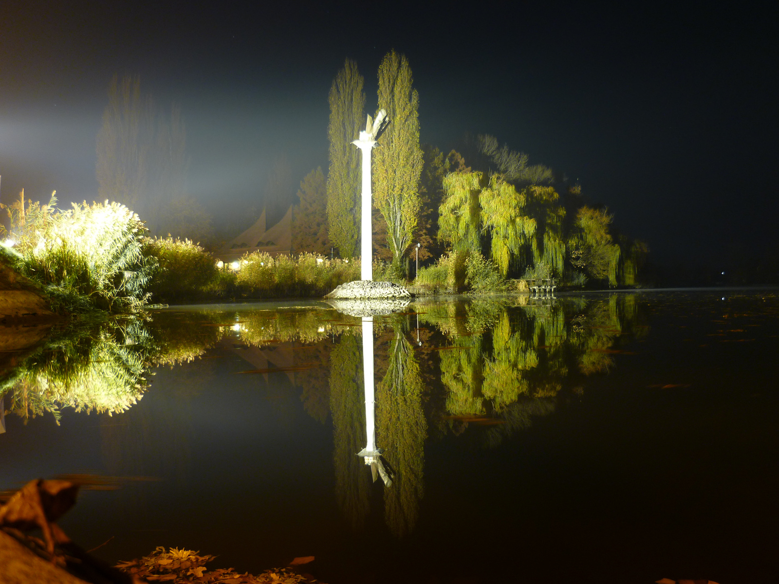 Szobor a vízben