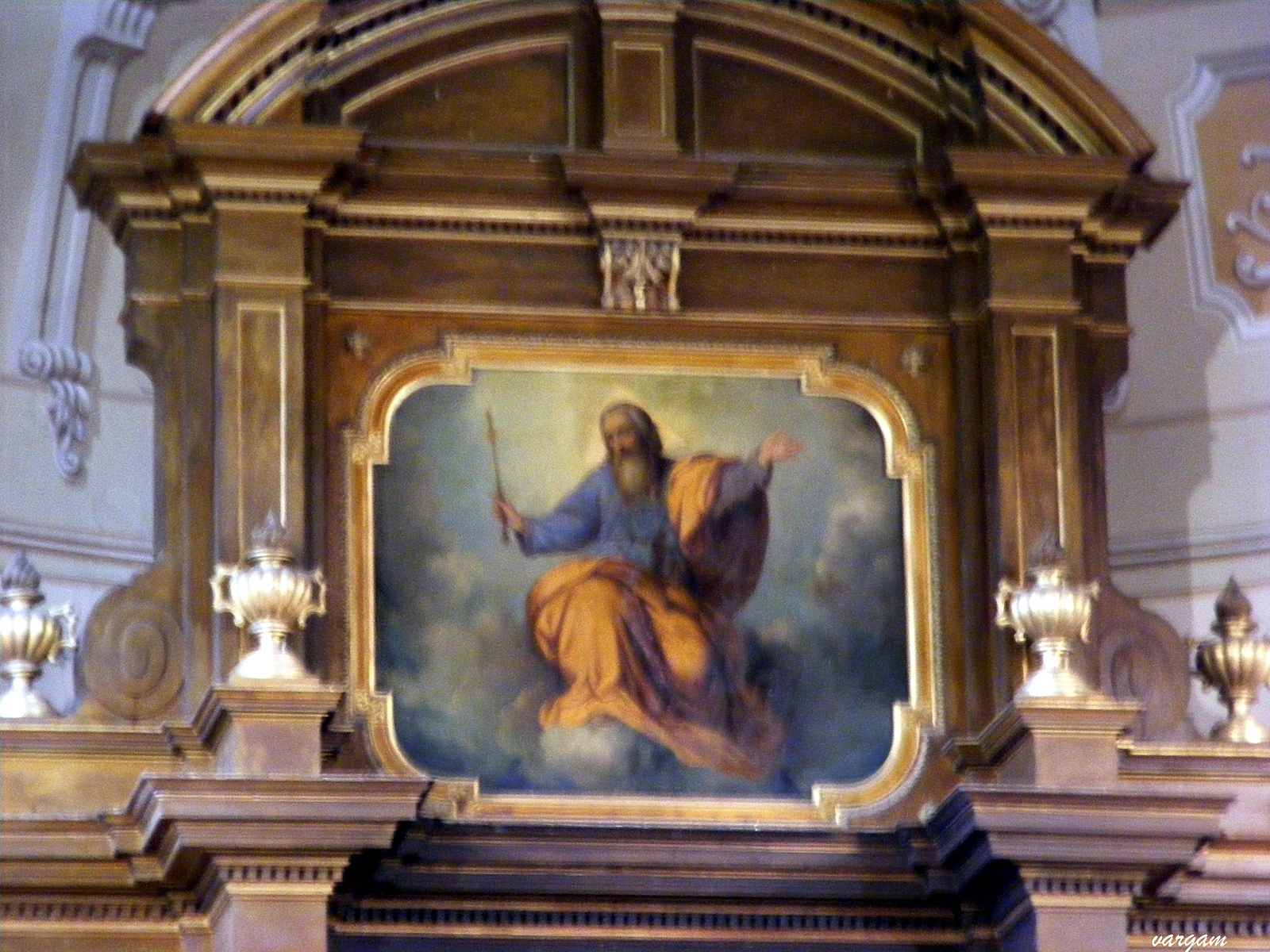 Környe Katolikus Templom felső oltárkép