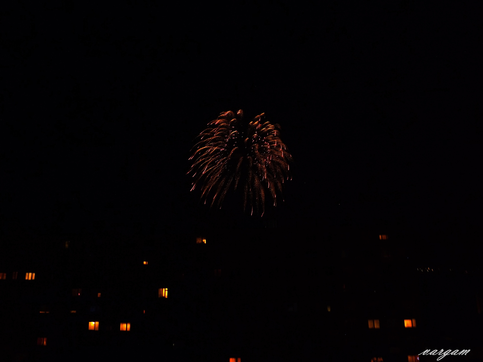 Tűzijáték 2014.aug.20.-án Tatabányán