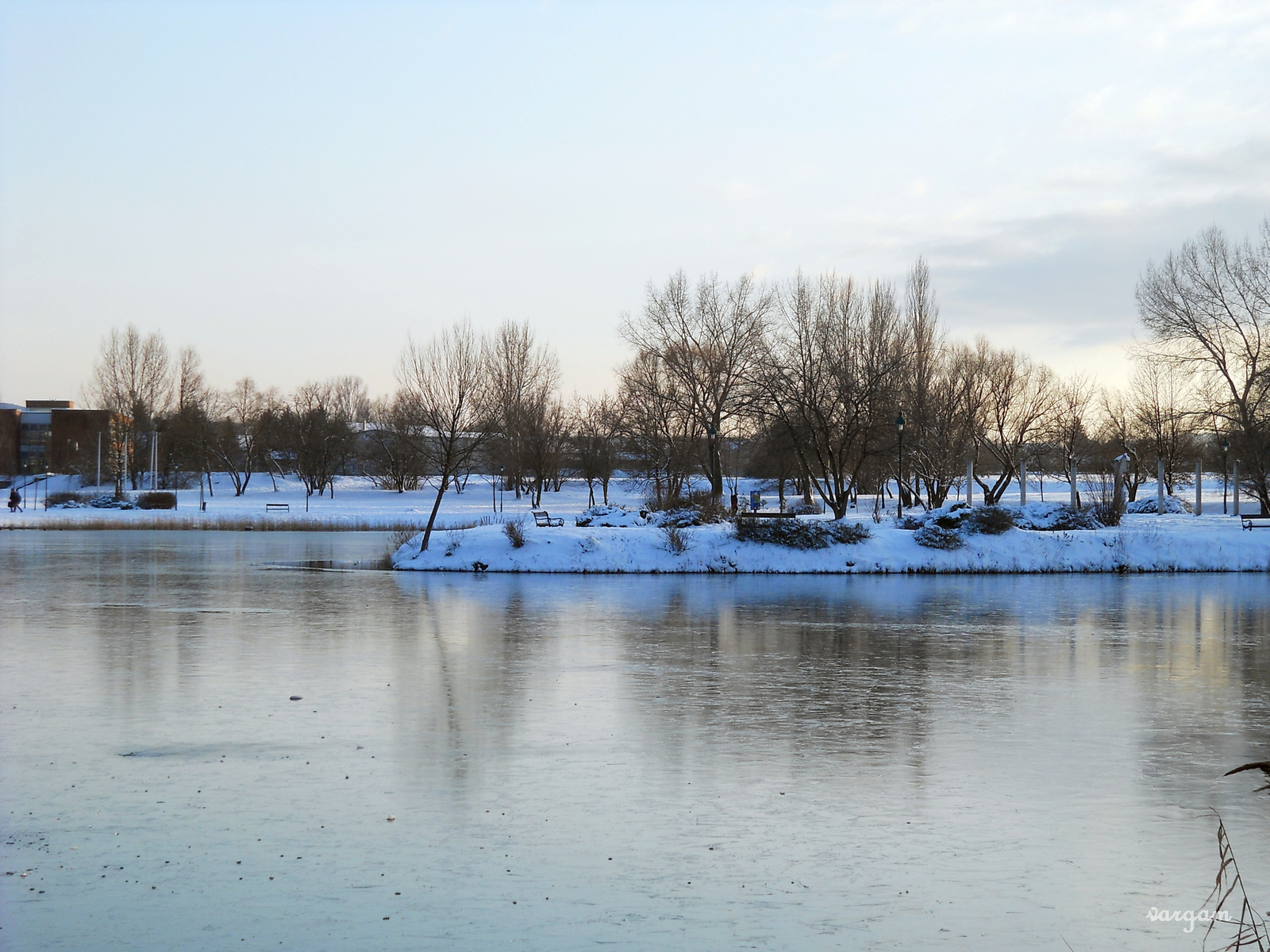 Tatabánya Csónakázó tó 2015.jan.26