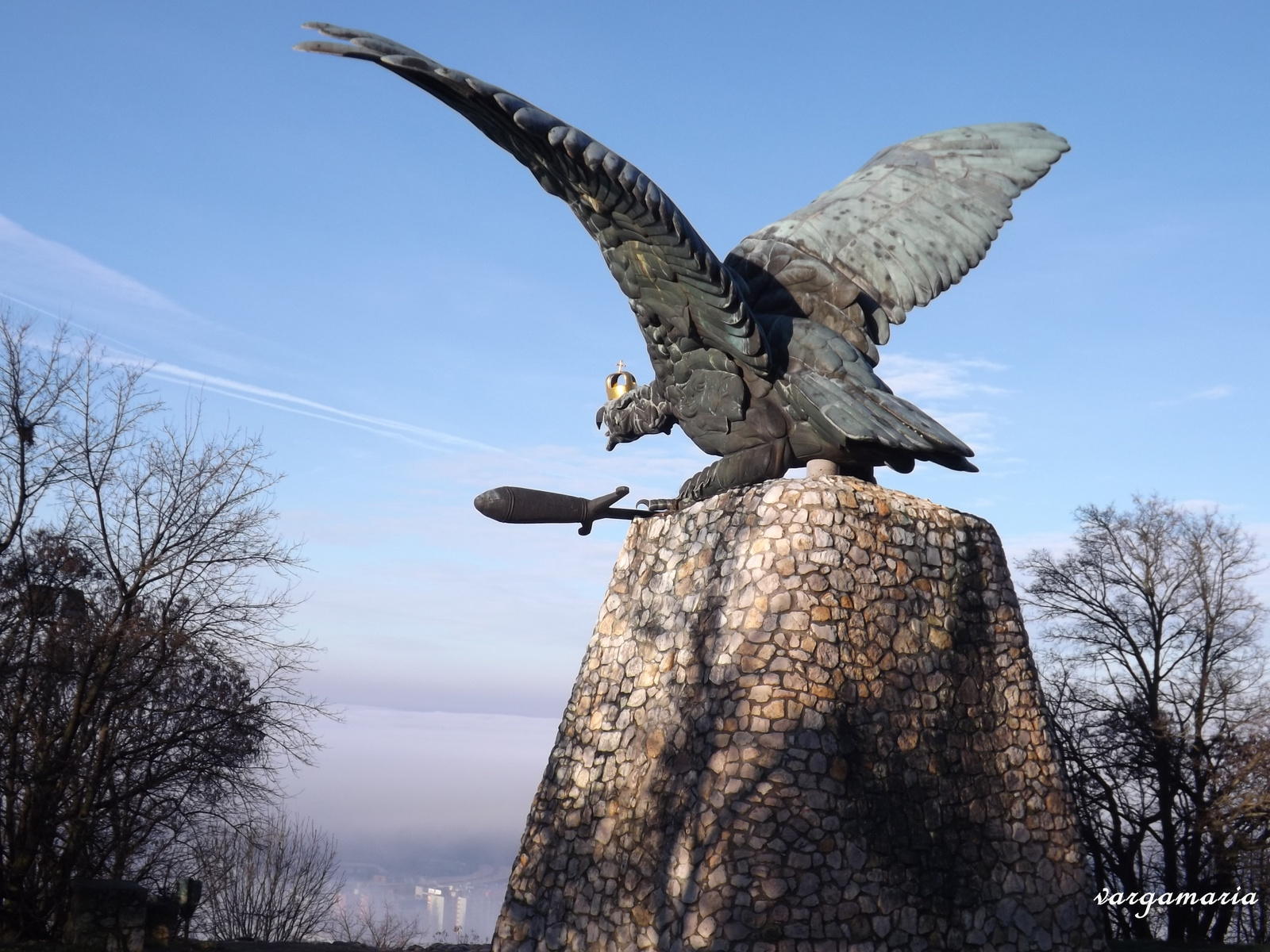 Tatabánya - Kő hegyen a Turulnál 2015.december 26