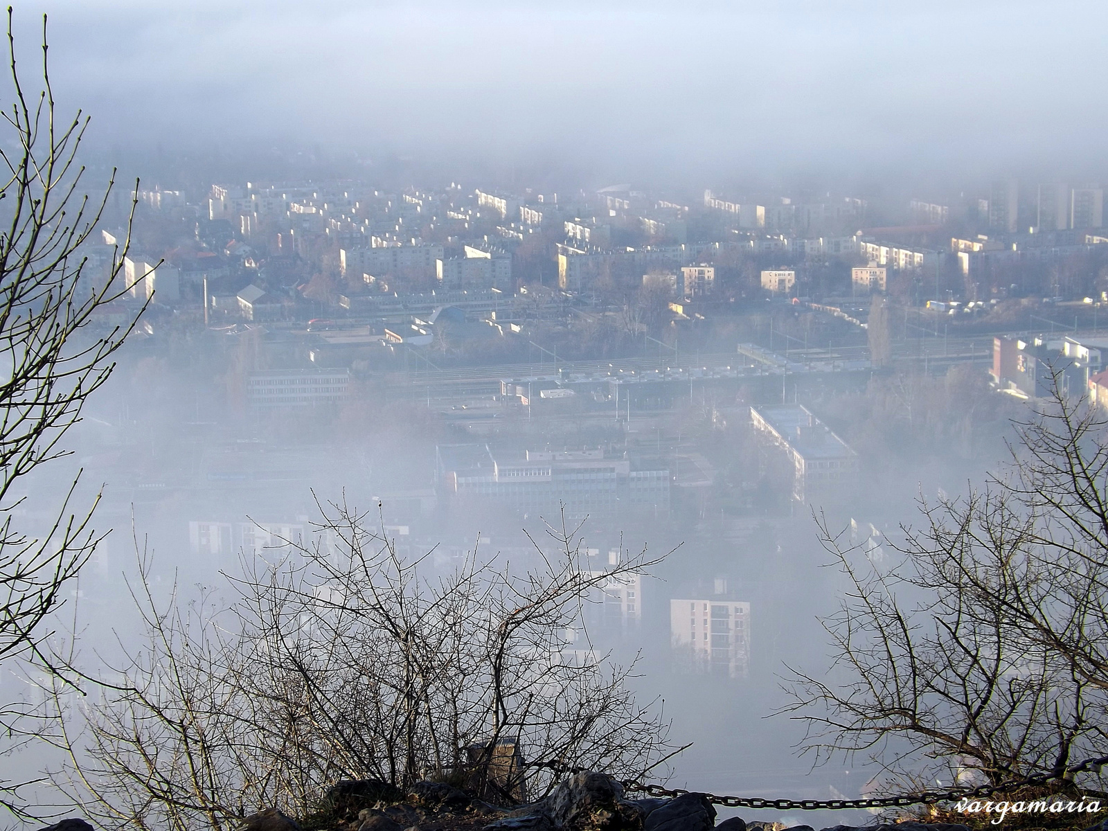 Tatabánya - Kő hegyen a Turulnál 2015.december 26