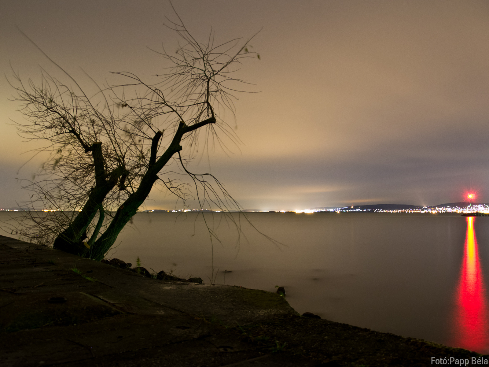 Balatonkenese télen