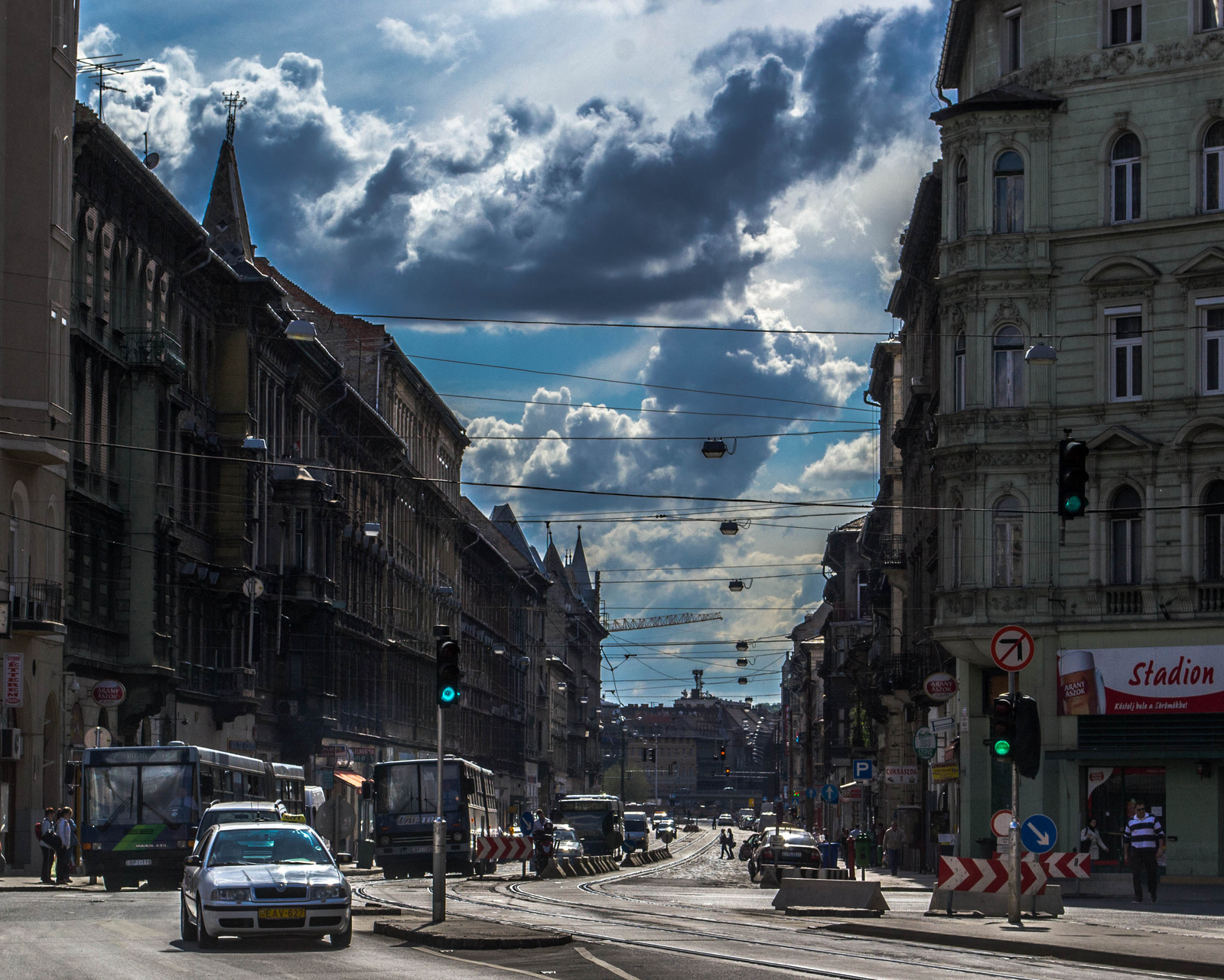 clouds over budapest