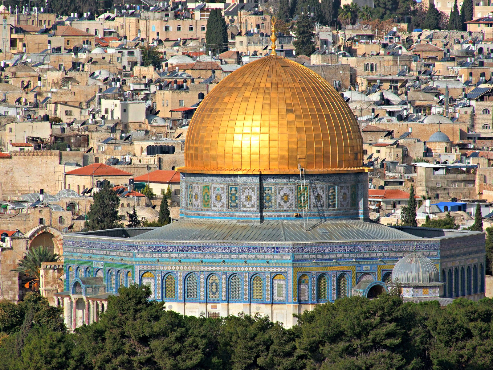 Jeruzsálem, Sziklamecset aranykupolával