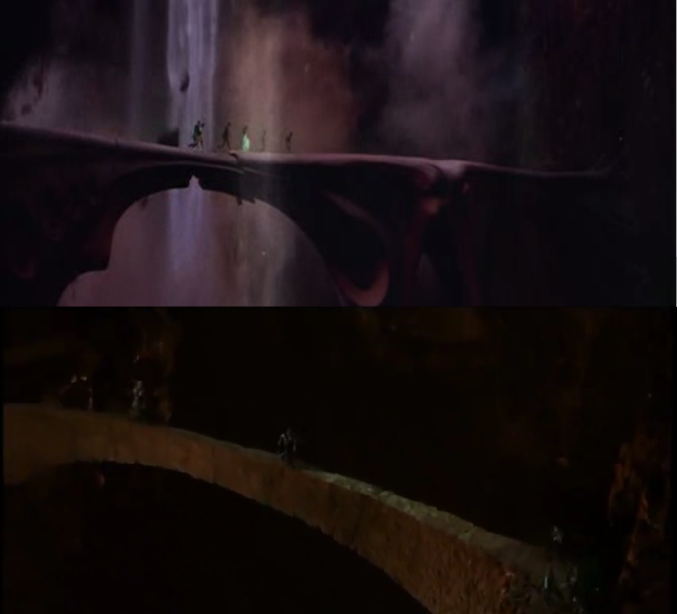 Khazad Dum hídja (Gyűrűk Ura) vs a vándorló palota hídja (Krull)