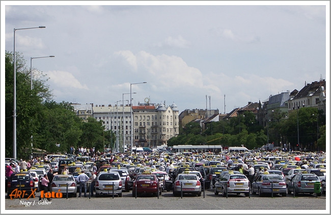 Taxis tüntetés 2012. (4)