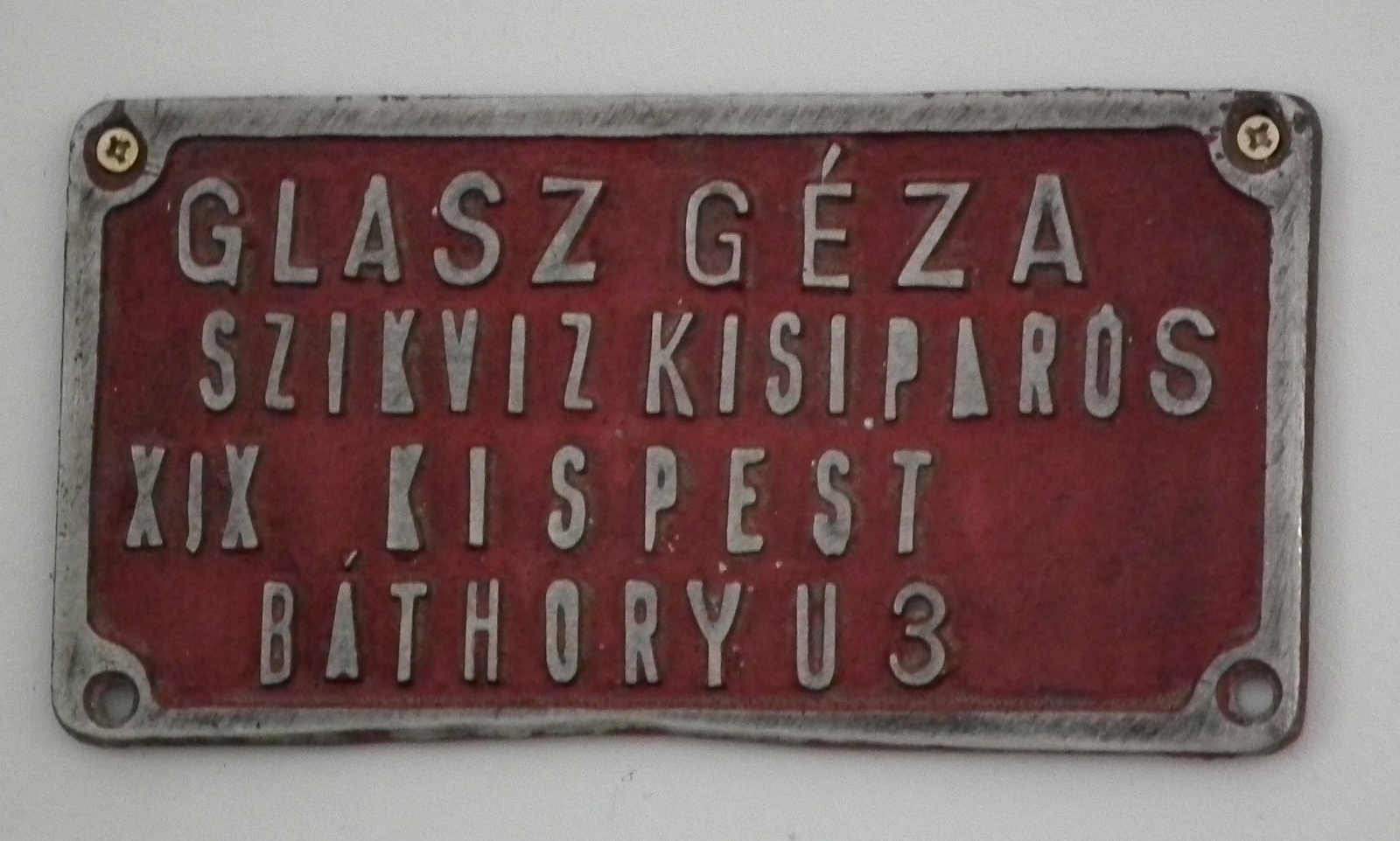 Kispest retro - szikvízes