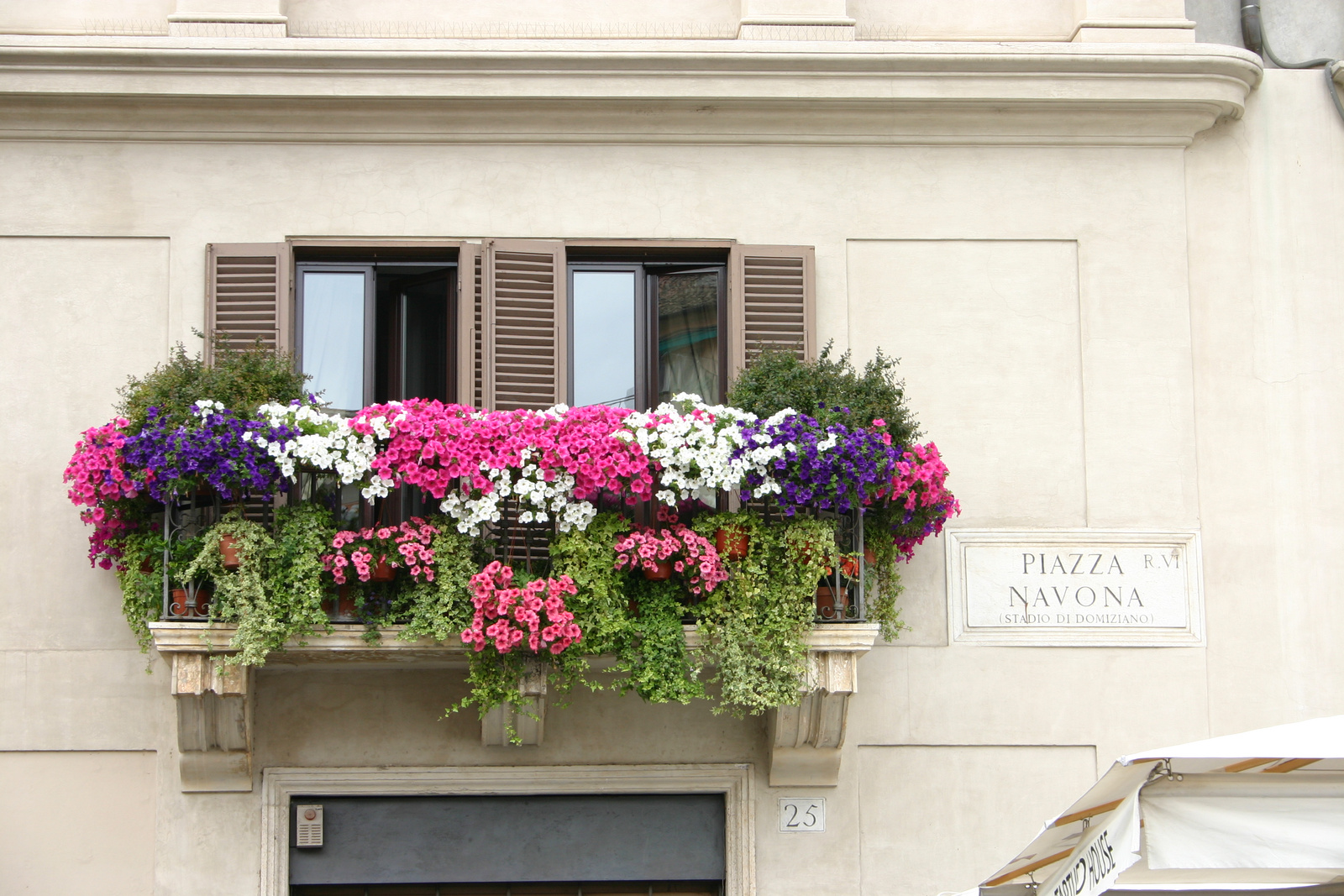 Piazza Navona - erkély