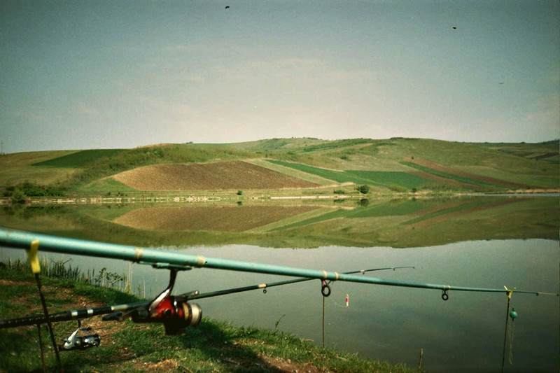 Erdély, Mezősályi horgásztelep, tükörkép