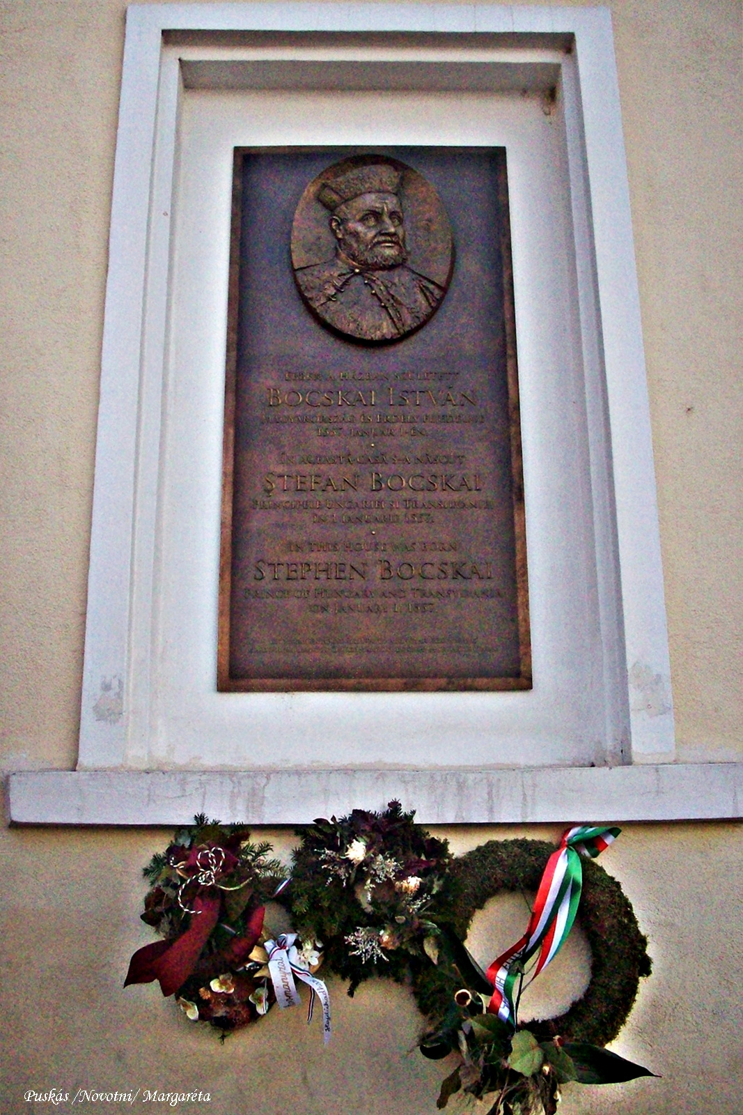 Bocskai István emléktábla, a Bocskai-házon, Kolozsvár, Erdély