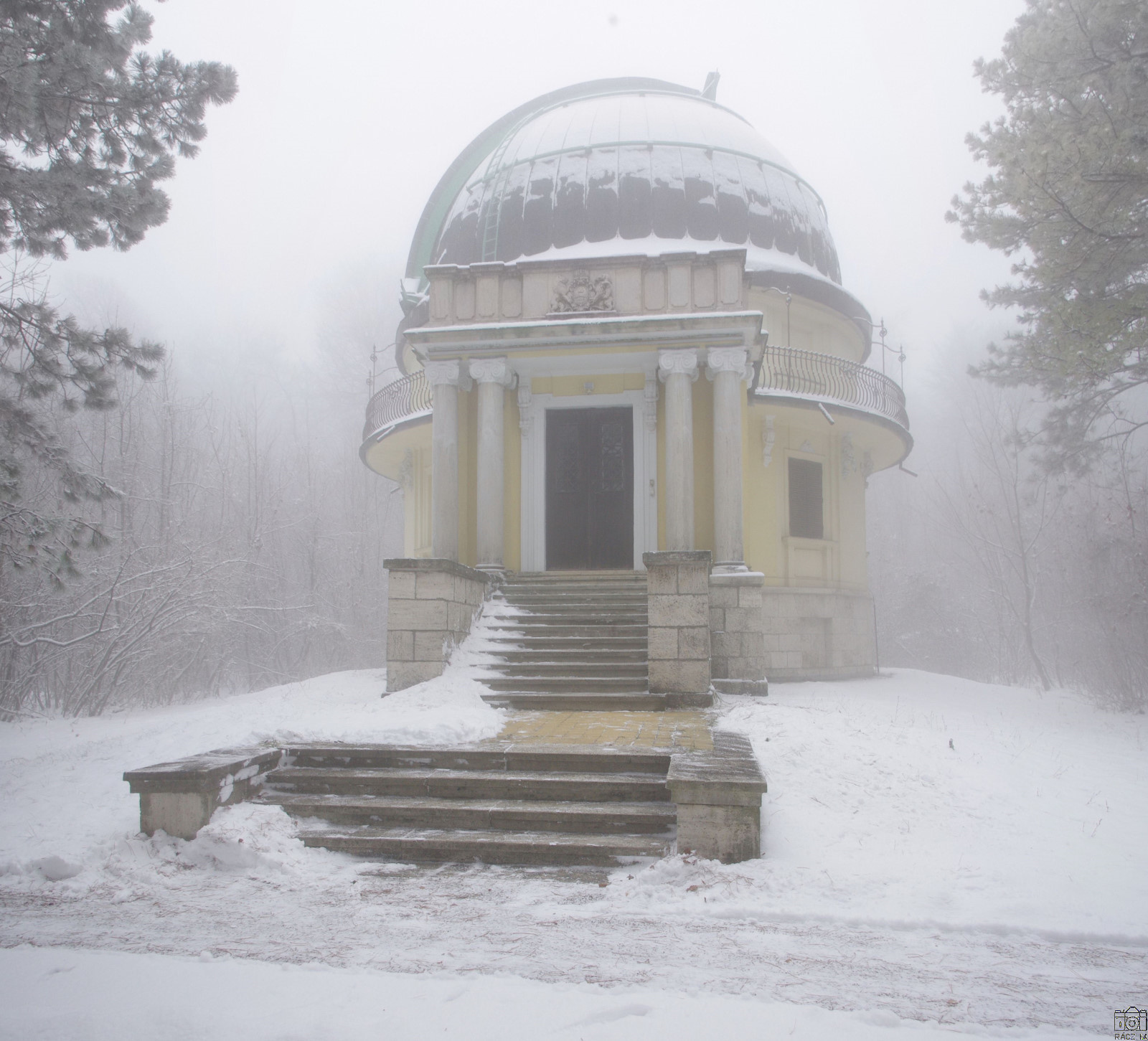 a svábhegyi 24"-es kupola télen