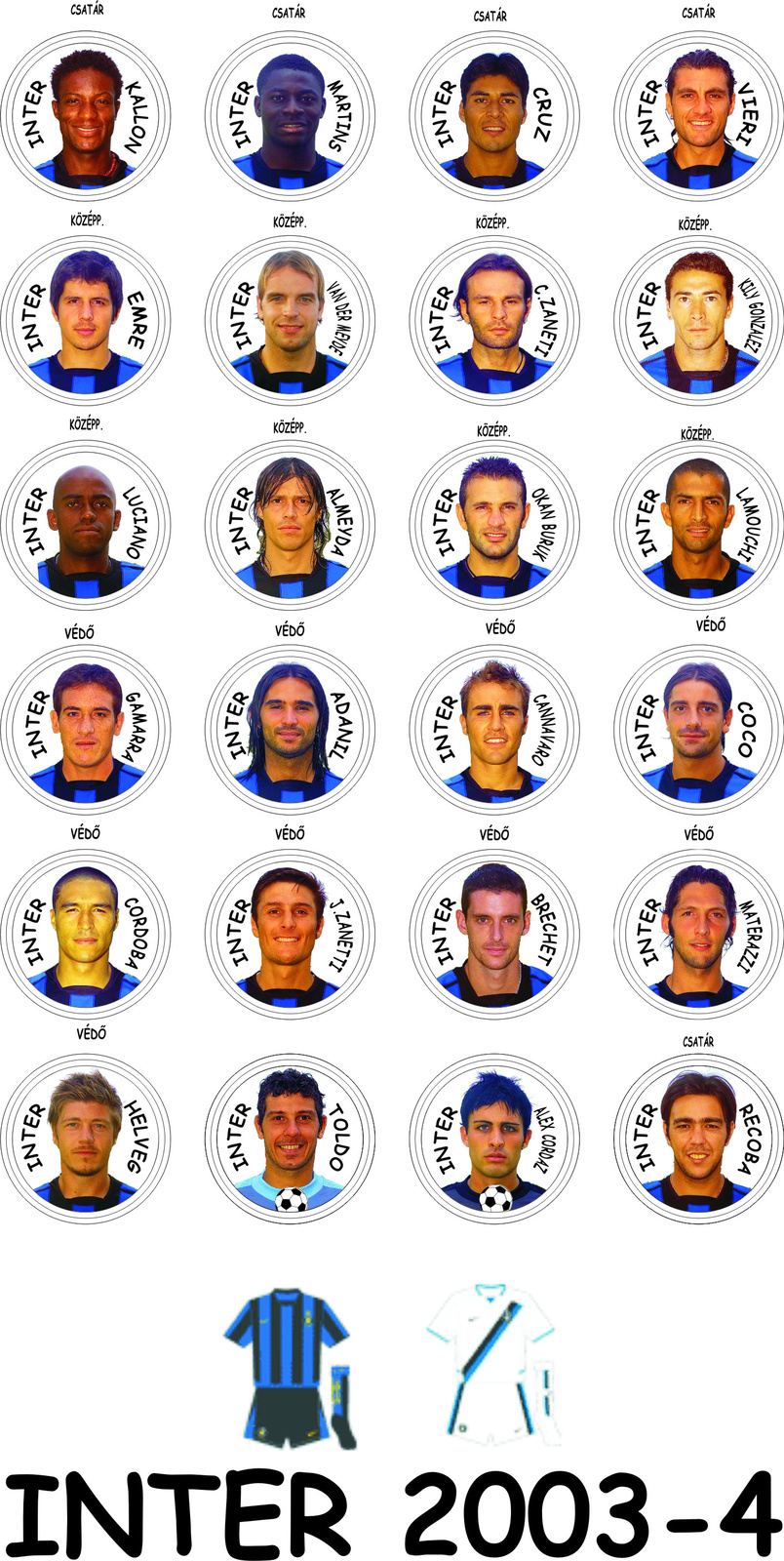 INTER 2003-4 -kispoharas