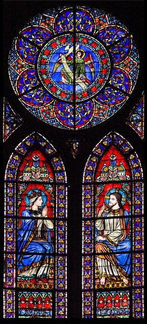 ólpmüveg ablak, Notre Dame.