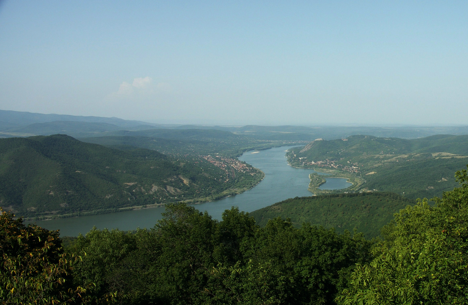 Duna kanyar a Prédikálószékről