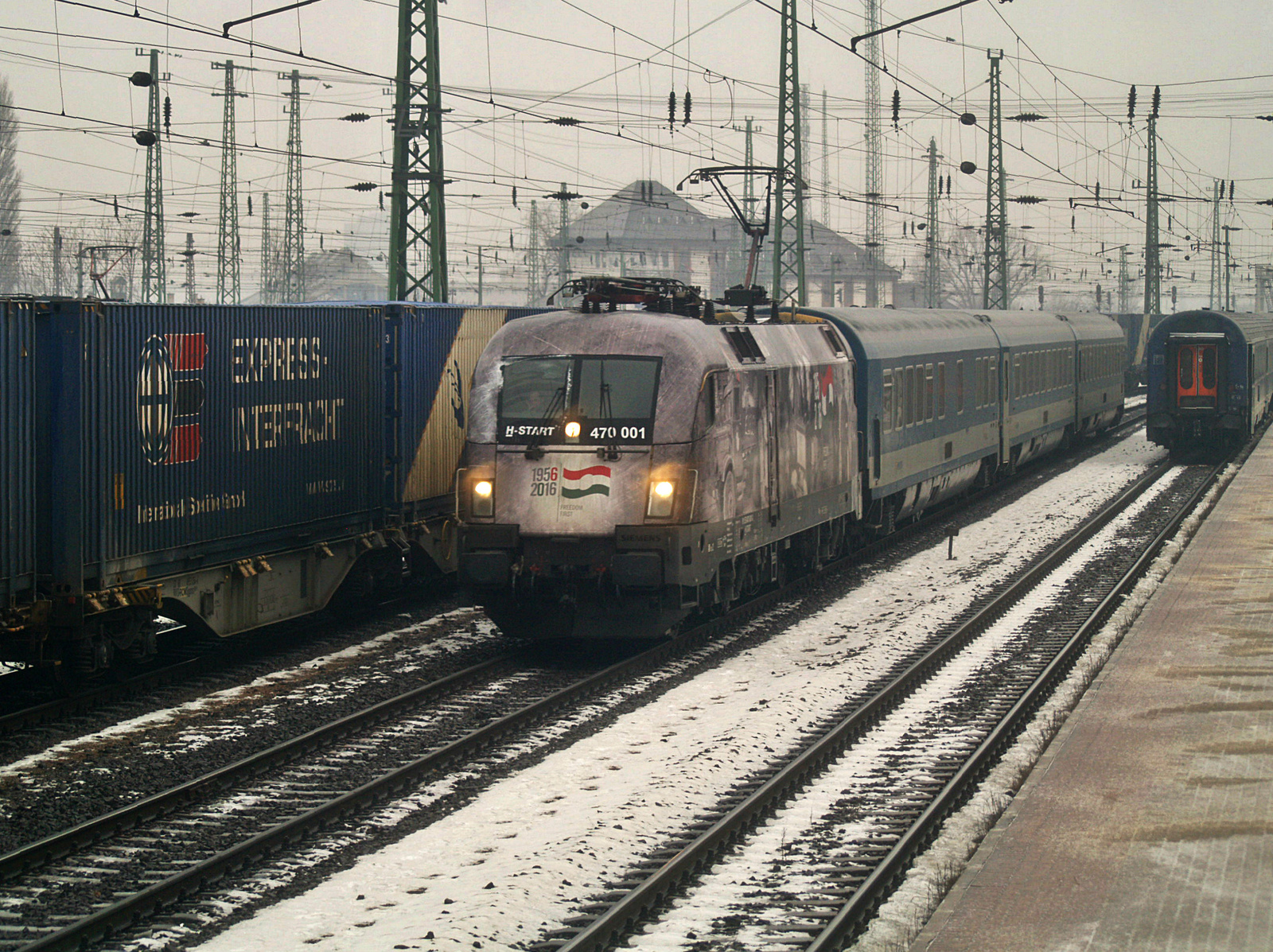 470 001 - Ferencváros 345 AVALA EC Wien - Beograd (50 perc késés