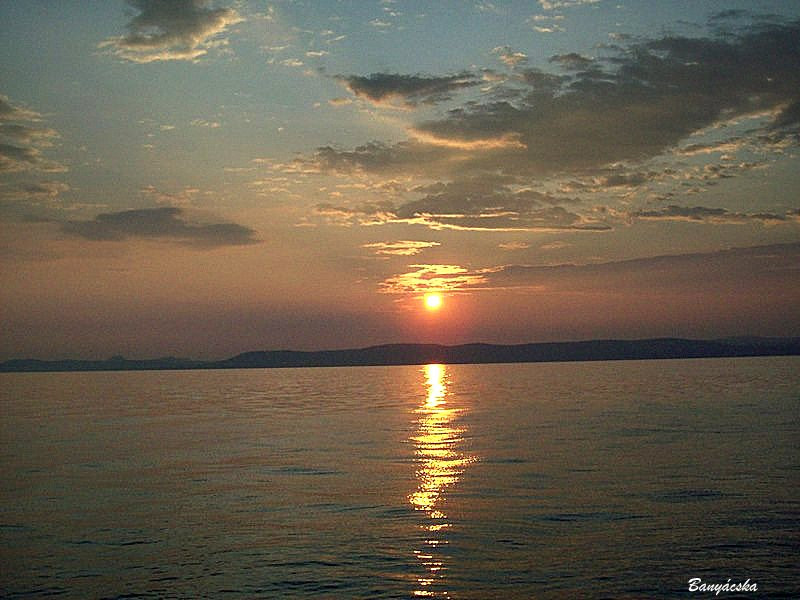 Naplemente a Balatonnál 2