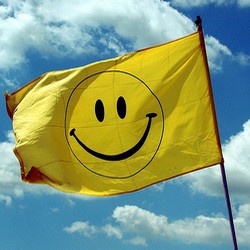 mosoly zászló