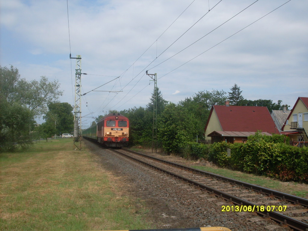 A pécsi gyors Csörgővel