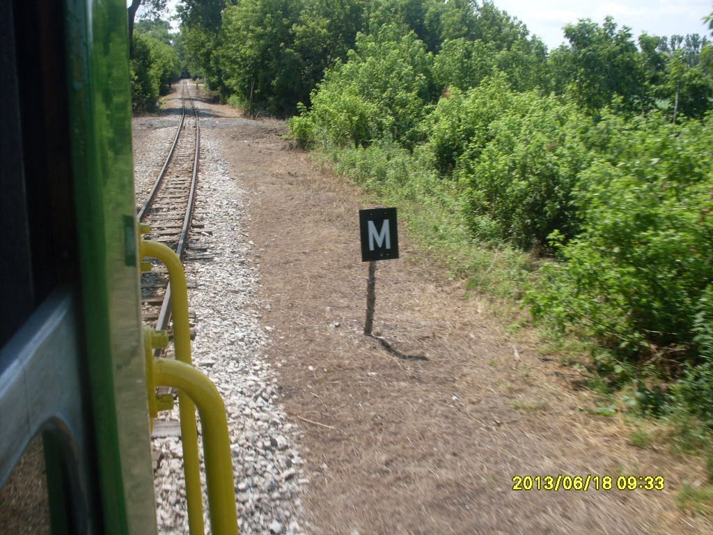 Pálmajor megállóhely előjelzője