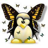 penguin butterfly