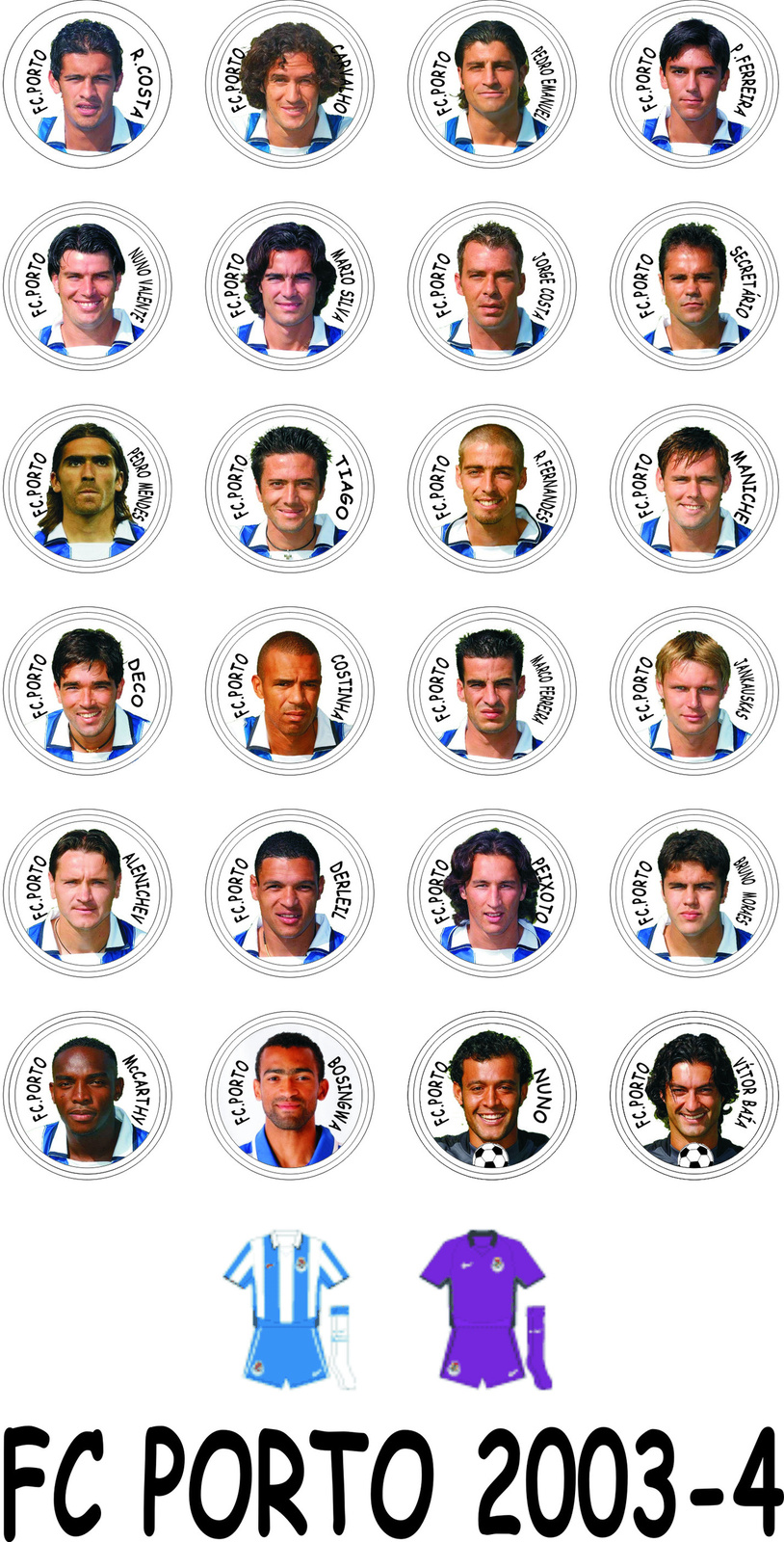 FC PORTO kész Kispoharas 2003-4