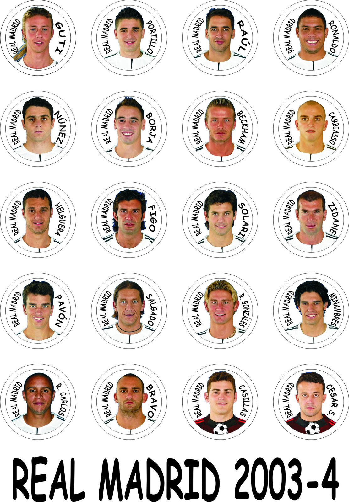 REAL MADRID kispoharas 2003-4