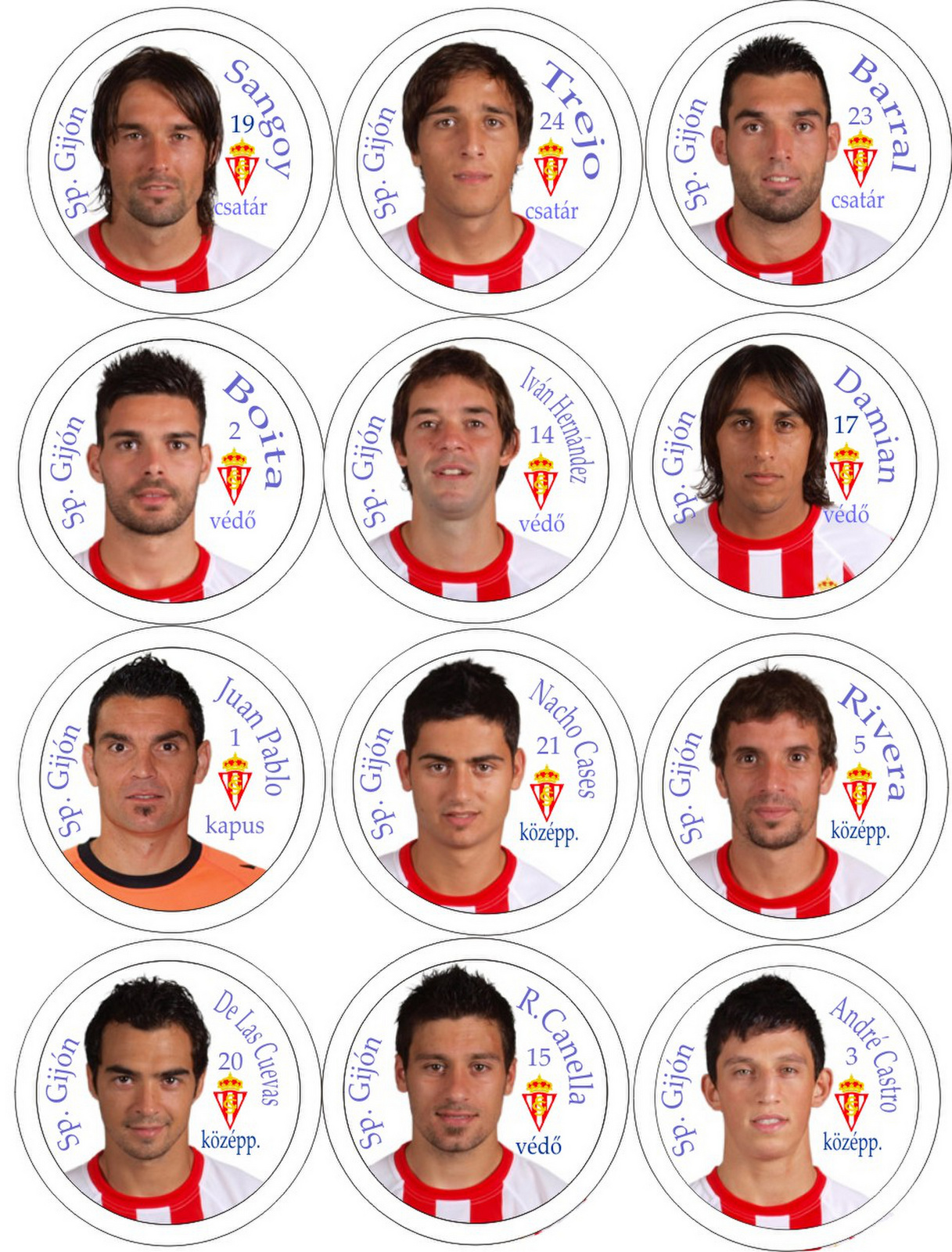 SPORTING GIJON 2011-12.