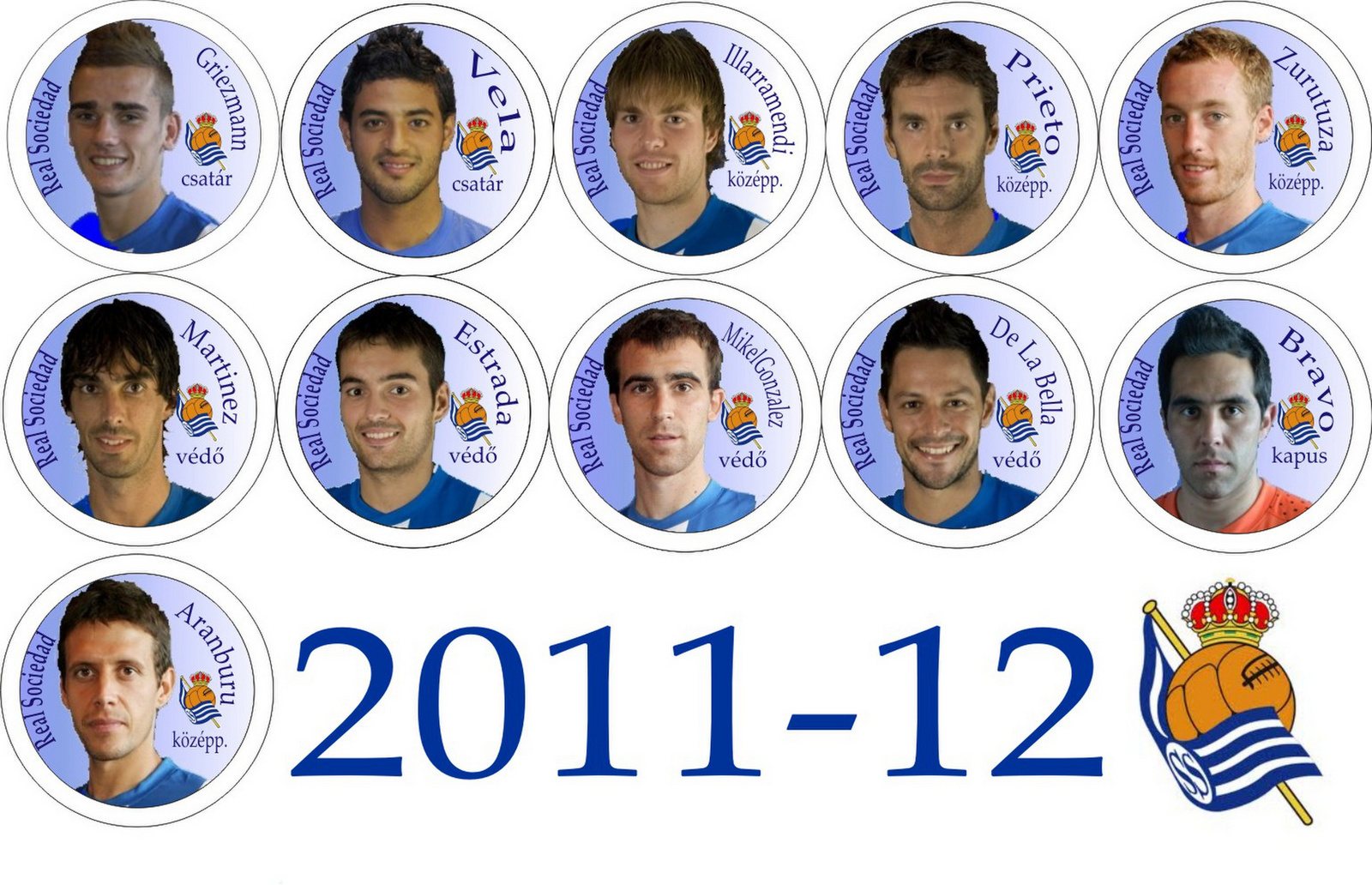 REAL SOCIEDAD 2011-12. SZŰK KERET