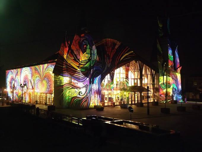 Héttorony fesztivál - Lendva - Night Projection fényfestés
