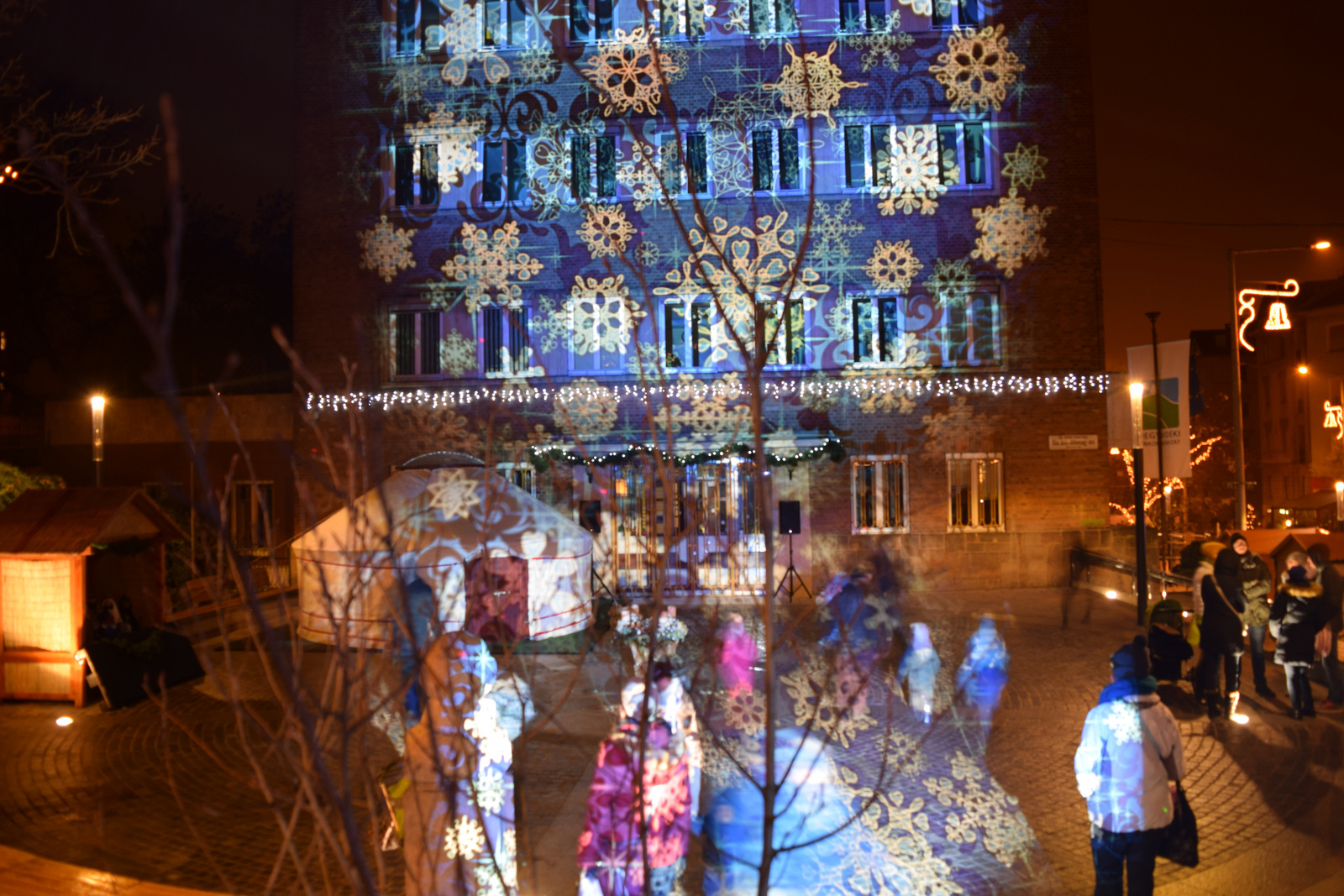 Advent a Hegyvidéken - Night Projection fényfestés