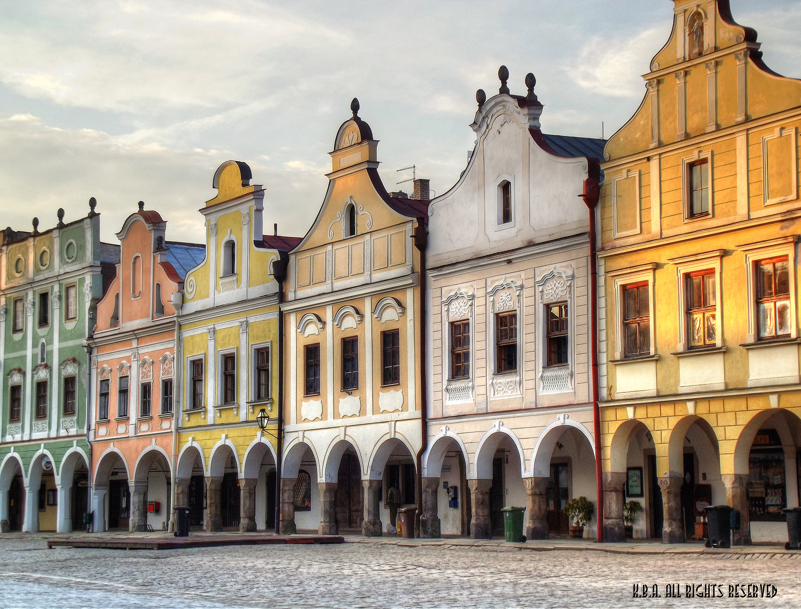 Telč főtere