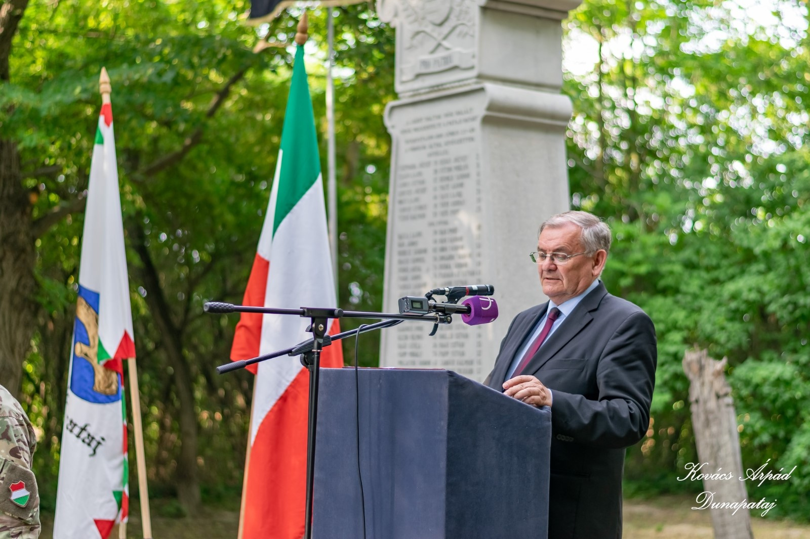 Lezsák Sándor (Magyarország Országgyűlésének alelnöke) beszédet